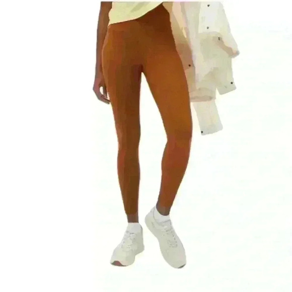 Everlane Pants - Everlane Perform Legging in Amber Copper Color perform ankle Size Small